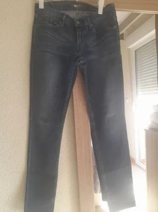 Jeans Levi's 524 Skinny Azules talla x28 l32