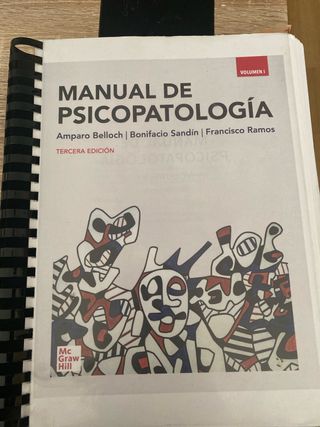 Manual de psicopatologia, vol I