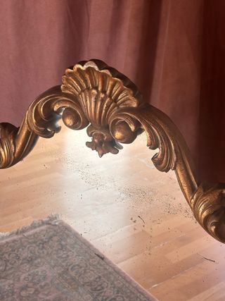 Espejo Vintage Dorado Restaurado