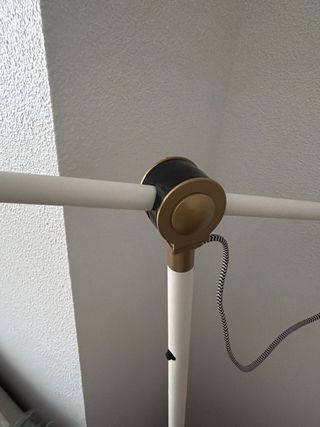 Lámpara de pie moderna metal y tela