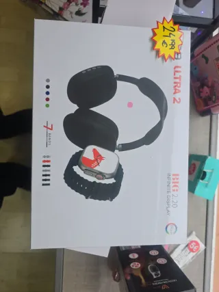 Cascos y reloj inteligente Ultra 2