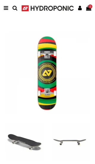 Skate Completo Hydroponic Rasta