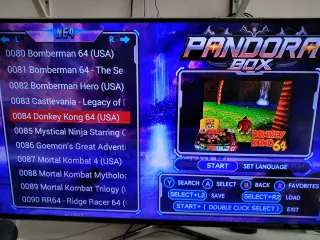 Pandora Box Videoconsola Arcade Negra