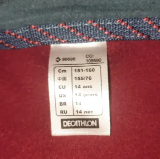 Chubasquero con  forro polar Decatlon