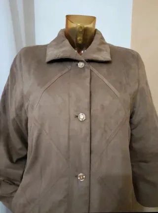 Abrigo beige/marrón