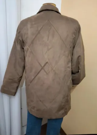 Abrigo beige/marrón