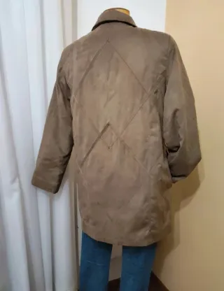 Abrigo beige/marrón