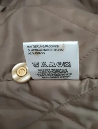 Abrigo beige/marrón