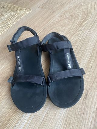 Sandalias Columbia Hombre Negras