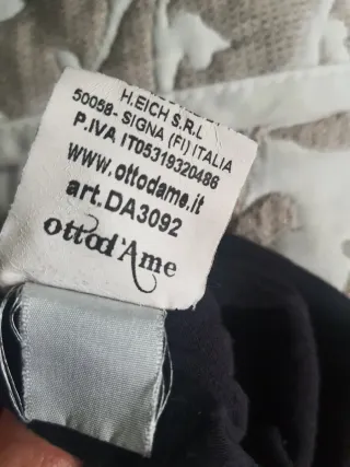 Vestido Ottod'Ame negro cuello alto