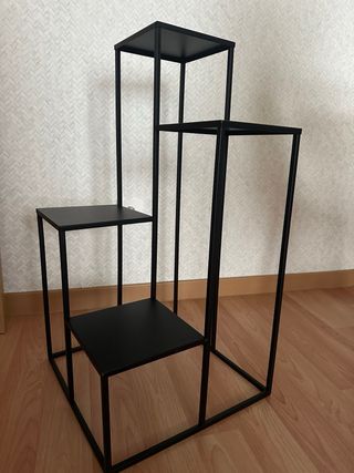 Estantería Escalera Metálica Negra