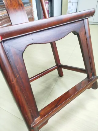 Sillas Álamo Rojo Madera y Ratán ( 4unidades)