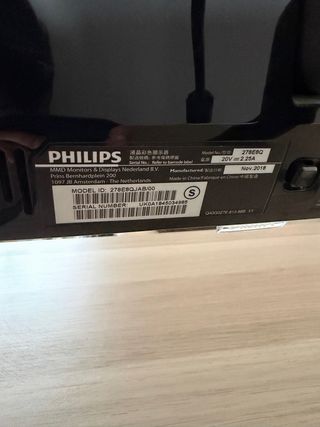 Monitor Philips 27 Curvo Nero