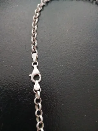 Cadena de plata maciza