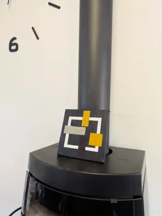 Cuadro Abstracto de autor. "Estructura Áurea"