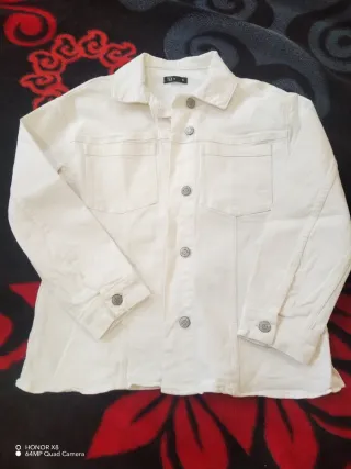 Chaqueta vaquera beige