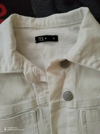 Chaqueta vaquera beige