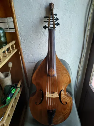 Viola da gamba tenor alemana antigua