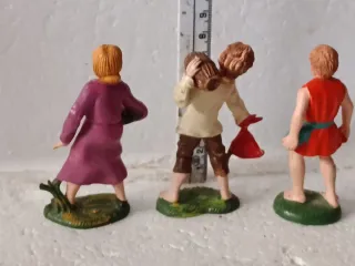 Pastori presepe in plastica