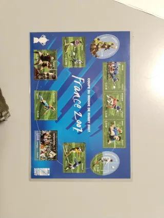 Sellos Francia Rugby 2007