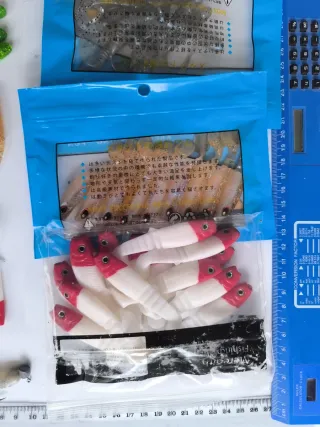 Señuelos vinilos pesca spinning casting