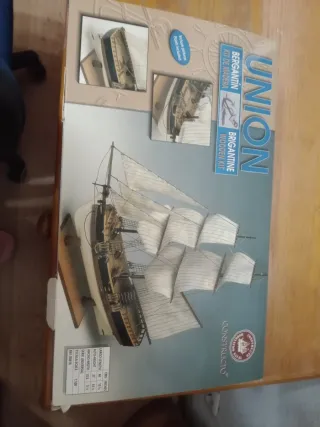 Kit Maqueta Barco Madera Union Brigantine