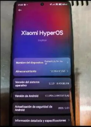 Xiaomi Redmi Note 14 Pro Negro