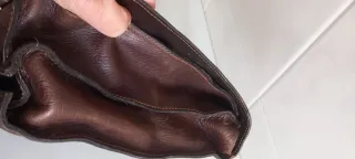 Antigua cartera de piel