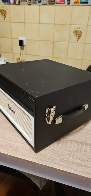 Tocadiscos Lauson Negro y Beige