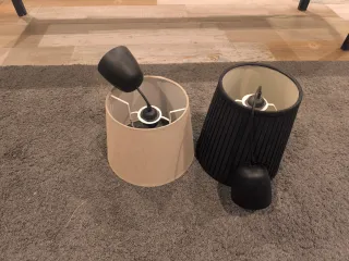 Pack 2 Pantallas Lámpara Techo Tela