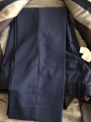 Traje Zara Azul Talla 52