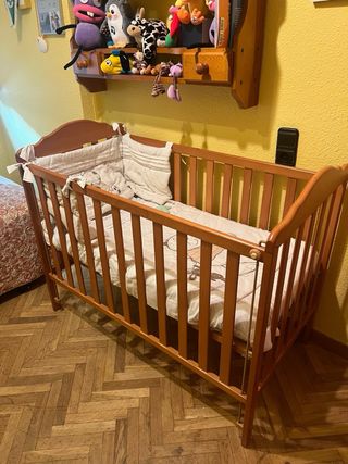 Cuna de bebé con ositos