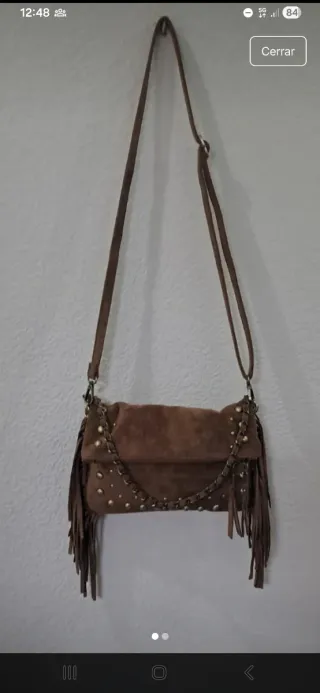 Bandolera flecos antelina