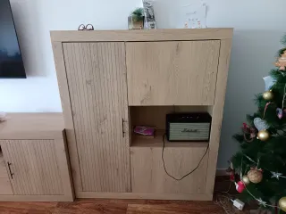 Mueble TV madera estilo nórdico