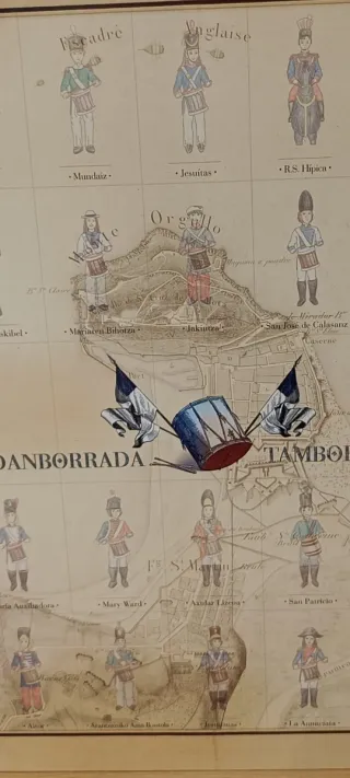 Panel Madera Tamborrada Infantil 68x48