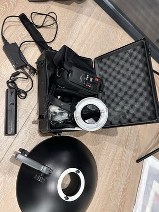 Flash Anular strobo pro Speed ring Beauty Dish