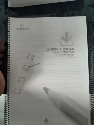 Temario cuerpo auxiliar administrativo. Se regala
