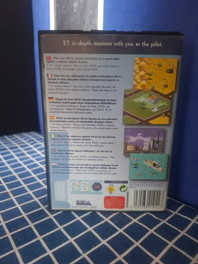 MEGADRIVE ORIGINAL DESERT STRIKE COMPLETO