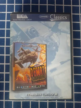 MEGADRIVE ORIGINAL DESERT STRIKE COMPLETO