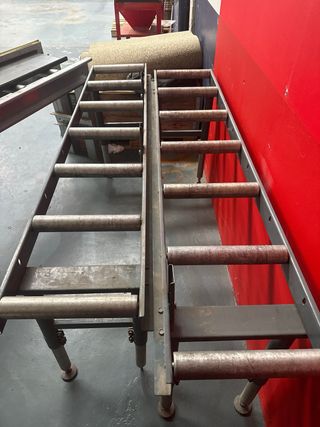 Mesa de rodillos para sierra