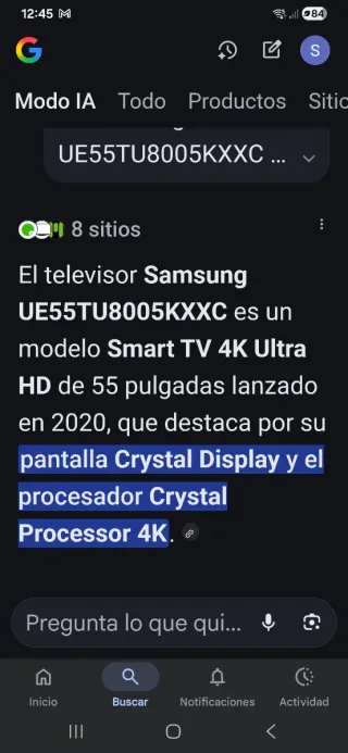 OFERTON!Smart TV Samsung Negra.SOLO 2 DIAS