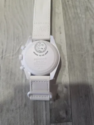 Omega x Swatch Speedmaster Blanco