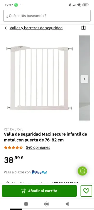 Barreras de seguridad para escaleras