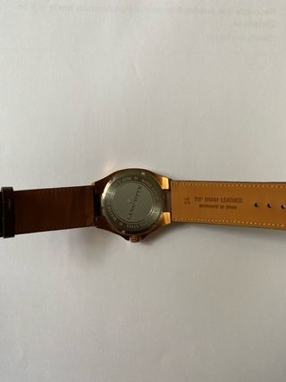 Reloj LANSCOTTE Caballero Dorado y Marrón