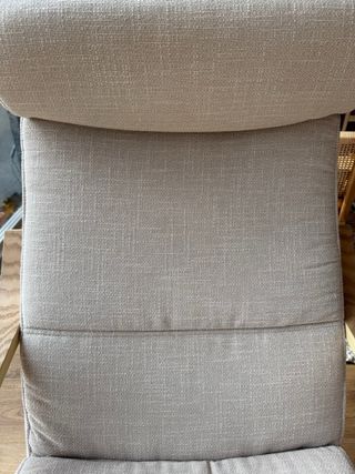 Sillón butaca Ikea Poäng con reposapiés