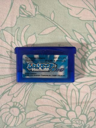 Pokémon Zafiro Game Boy Advance AGB-AXPJ-JPN