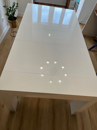 Tavolo consolle estensibile bianco