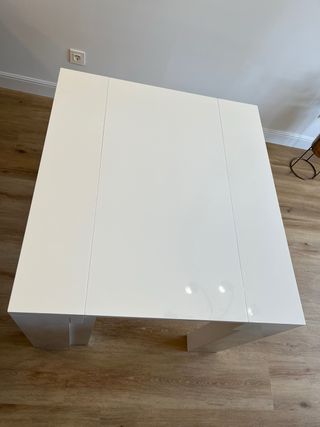 Tavolo consolle estensibile bianco