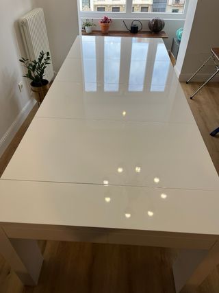 Tavolo consolle estensibile bianco