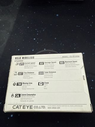 Ciclocomputador Cateye Velo Wireless